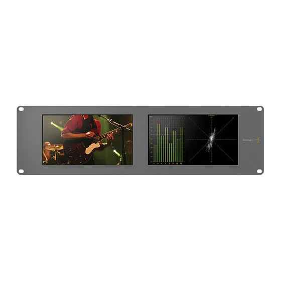 Blackmagic Design SmartScope Duo 4K Rack-Mounted Dual 6G-SDI Monitors