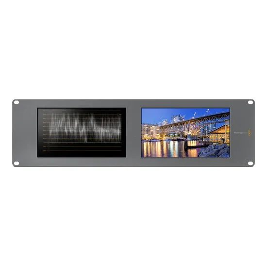 Blackmagic Design SmartScope Duo 4K Rack-Mounted Dual 6G-SDI Monitors