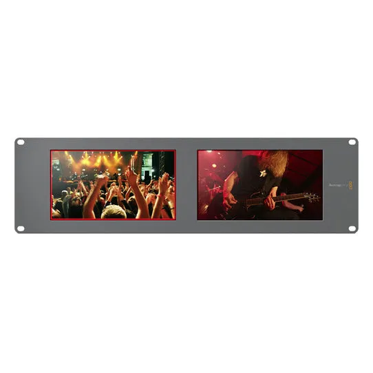 Blackmagic Design SmartScope Duo 4K Rack-Mounted Dual 6G-SDI Monitors