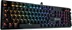 Bloody B820 Optical Mechanical Gaming Keyboard with Individually Backlit RGB LED Keys Wired, 104 Keys Standard, Blue Switch - MX Blue Equivalent for Windows PC and Laptop