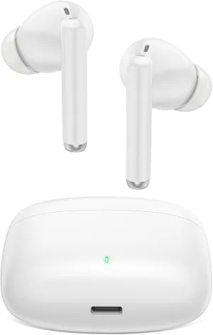 Bluetooth 5.3 Headphones for Samsung S25 S24 S23 Ultra S22 S21 A35 A15 A14 iPhone 16 Pro 15 True Wireless Earbuds Bluetooth Ear Buds Noise Canceling in Ear Earphones,Sweat Resistant,HD Mic,Deep Bass