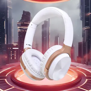 Bluetooth Earphones Wireless Bluetooth Over Ear Headphones Foldable Bluetooth 5.0 Headphones Call Noise Reduction Lightweight Headset with Microphone Multiple Modes Playback for Work, Sport, Travel