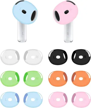 BLUEWALL Fit in Case Eartips Compatible with AirPods 4 Earbuds 4th Generation, 6 Pairs Fit in Charging Case Silicone Earbuds Cover Anti Slip Tips, Compatible with AirPods4 6 Pairs 6C