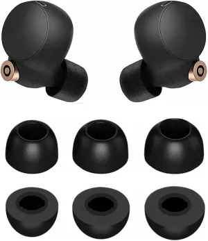 BLUEWALL Foam Ear Tips eartips Earbuds Tips Compatible with Sony WF-1000XM4, Fit in Case Earbuds Foam Tip Compatible with Sony WF-1000XM4 WF-C500, 3 Pairs S/M/L
