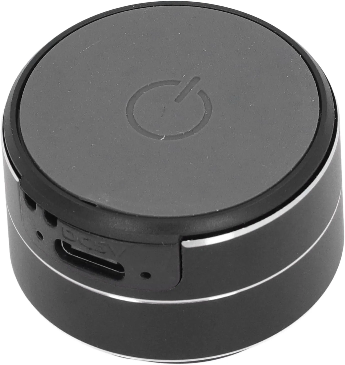 Bone Conduction Speaker with Suction Cup, BT5.3 Stereo Sound Speaker for Kitchen Outdoors, Sm Portable Speaker 3W 4 5V, 0m, Silver Color (Black)