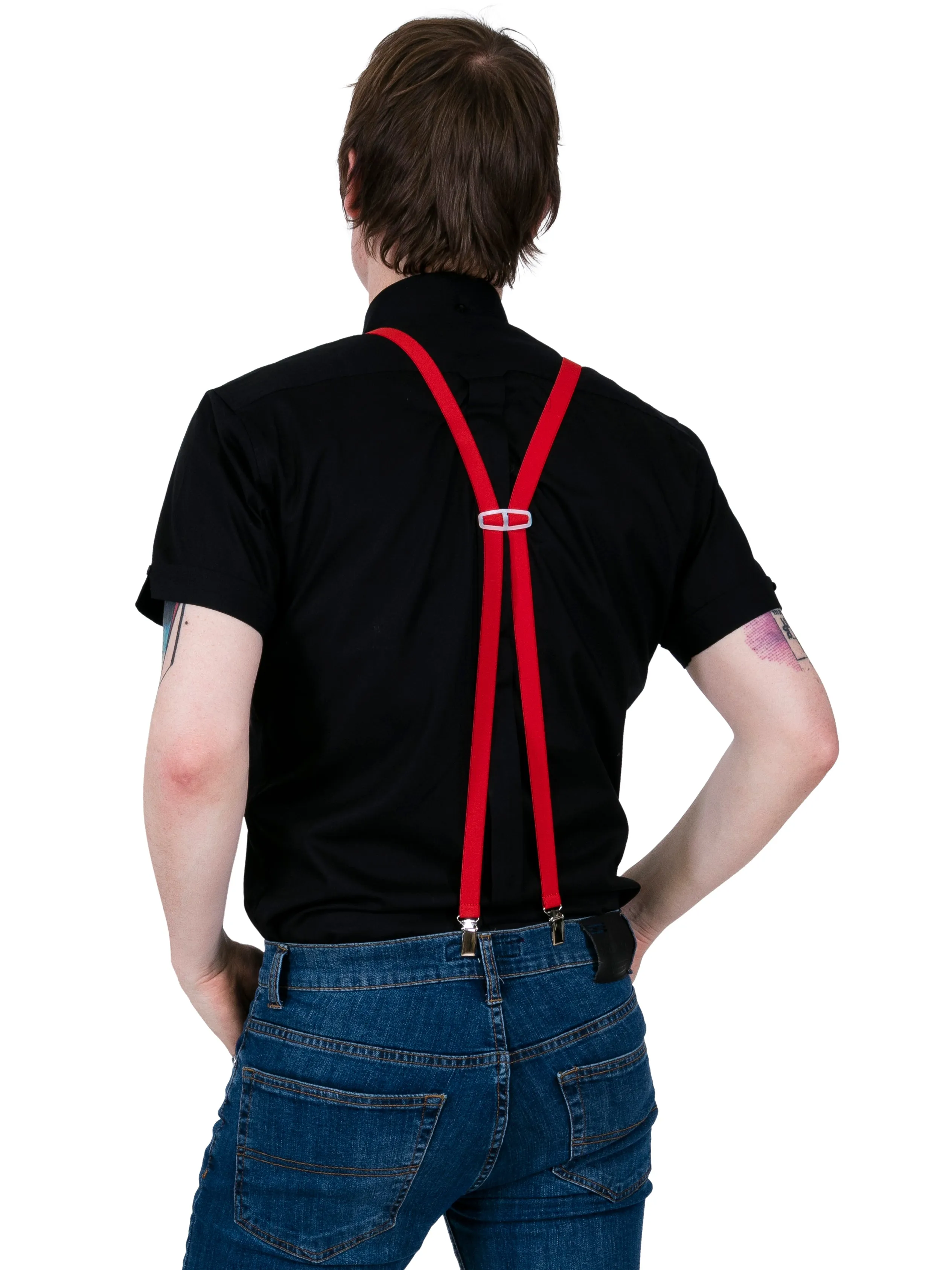 Braces and Buckles - Red
