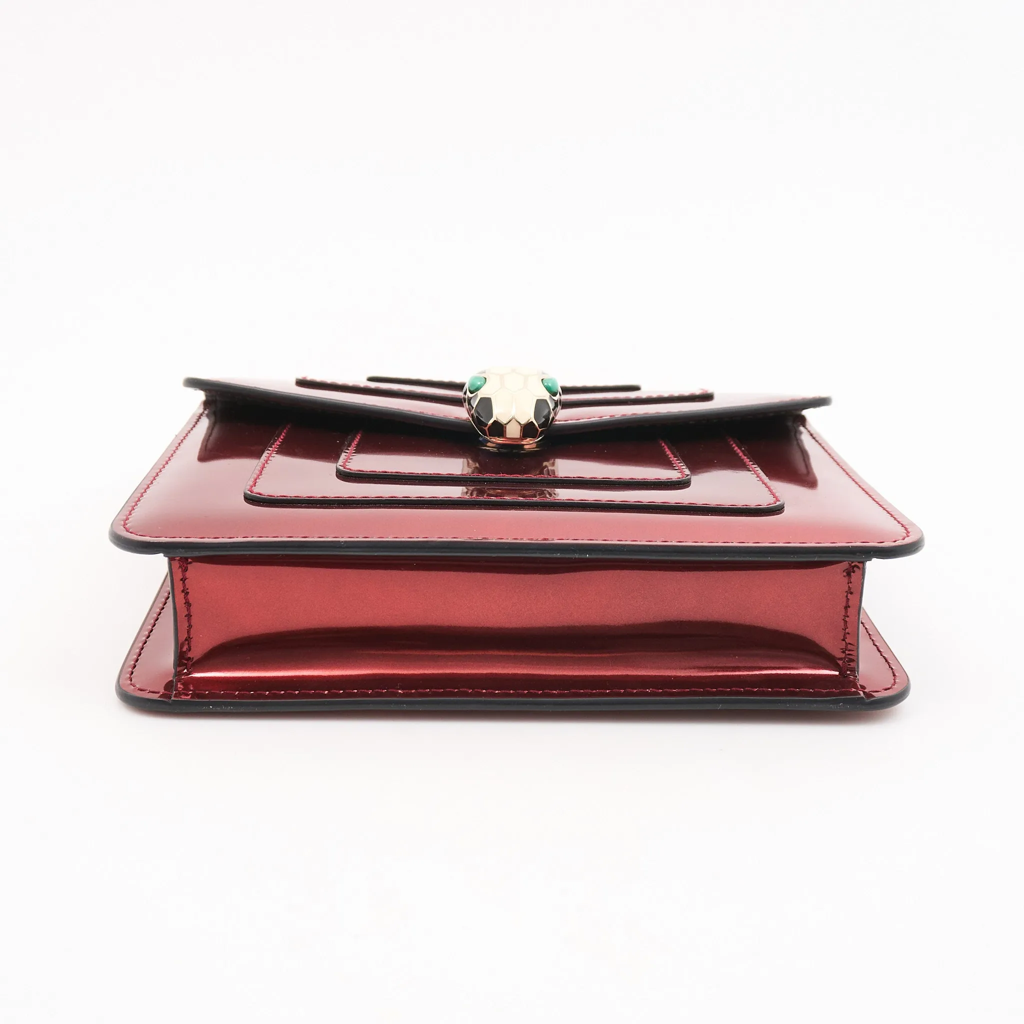 Bvlgari Patent Leather Serpenti Forever Shoulder Bag
