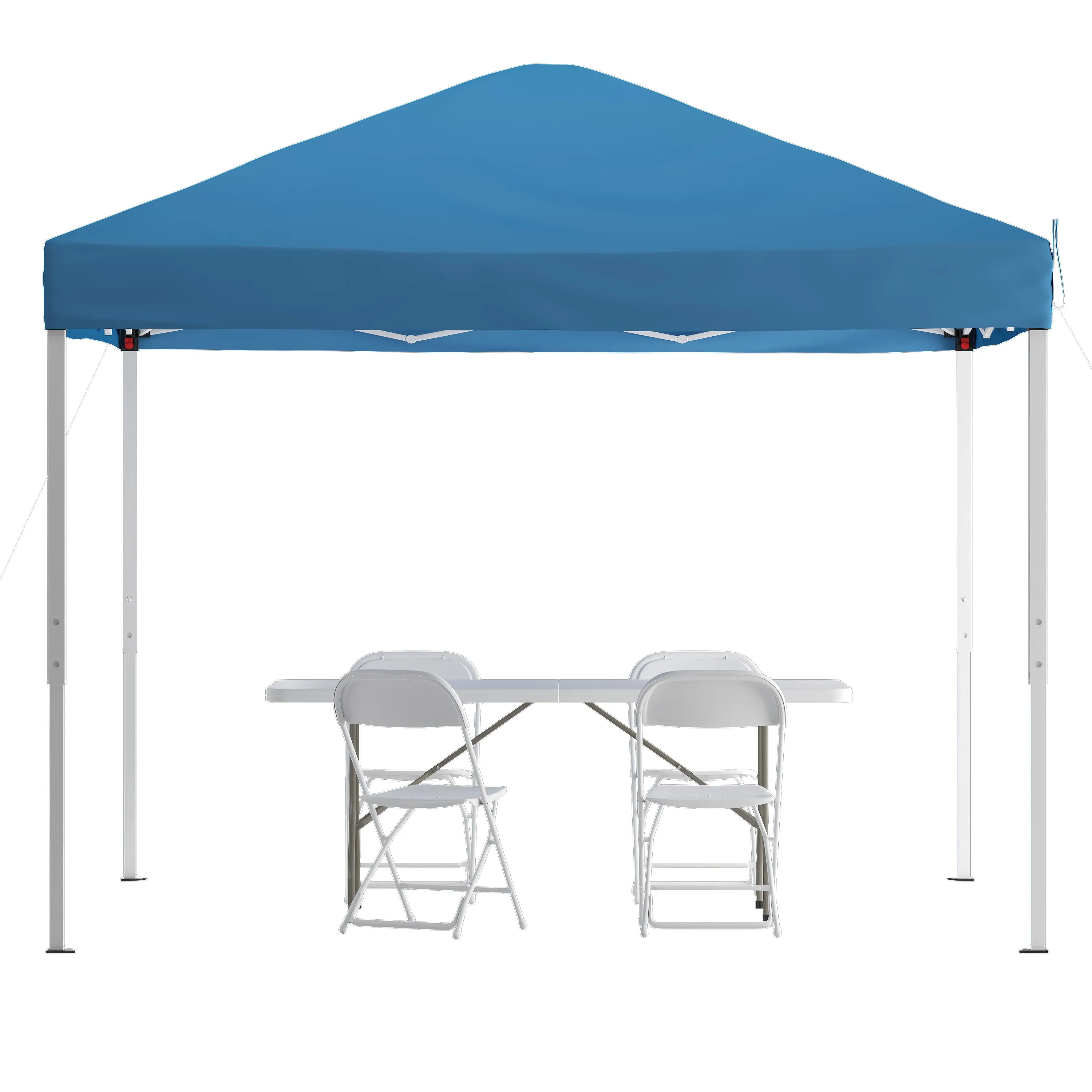Canopy Tent,Table & 4 Chairs JJ-GZ10183Z-4LEL3-BLWH-GG
