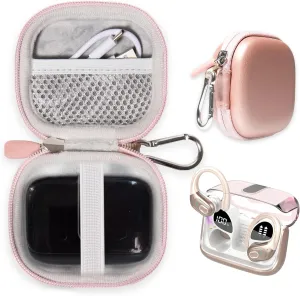 CaseSack Case for Aptkdoe Earbuds 75hrs 5.3 Headphone Sport (Rose Gold)