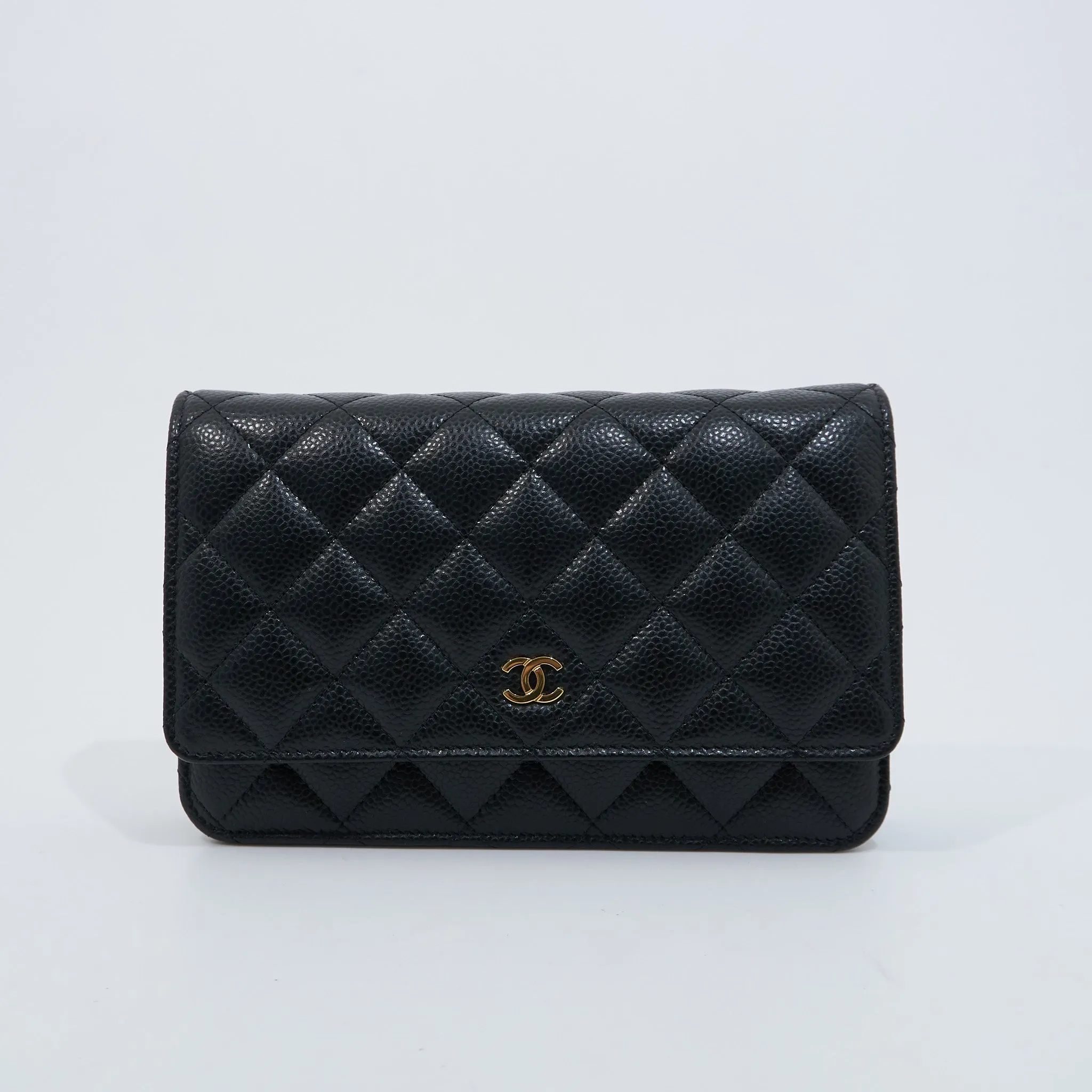 Chanel Caviar Black WOC GHW