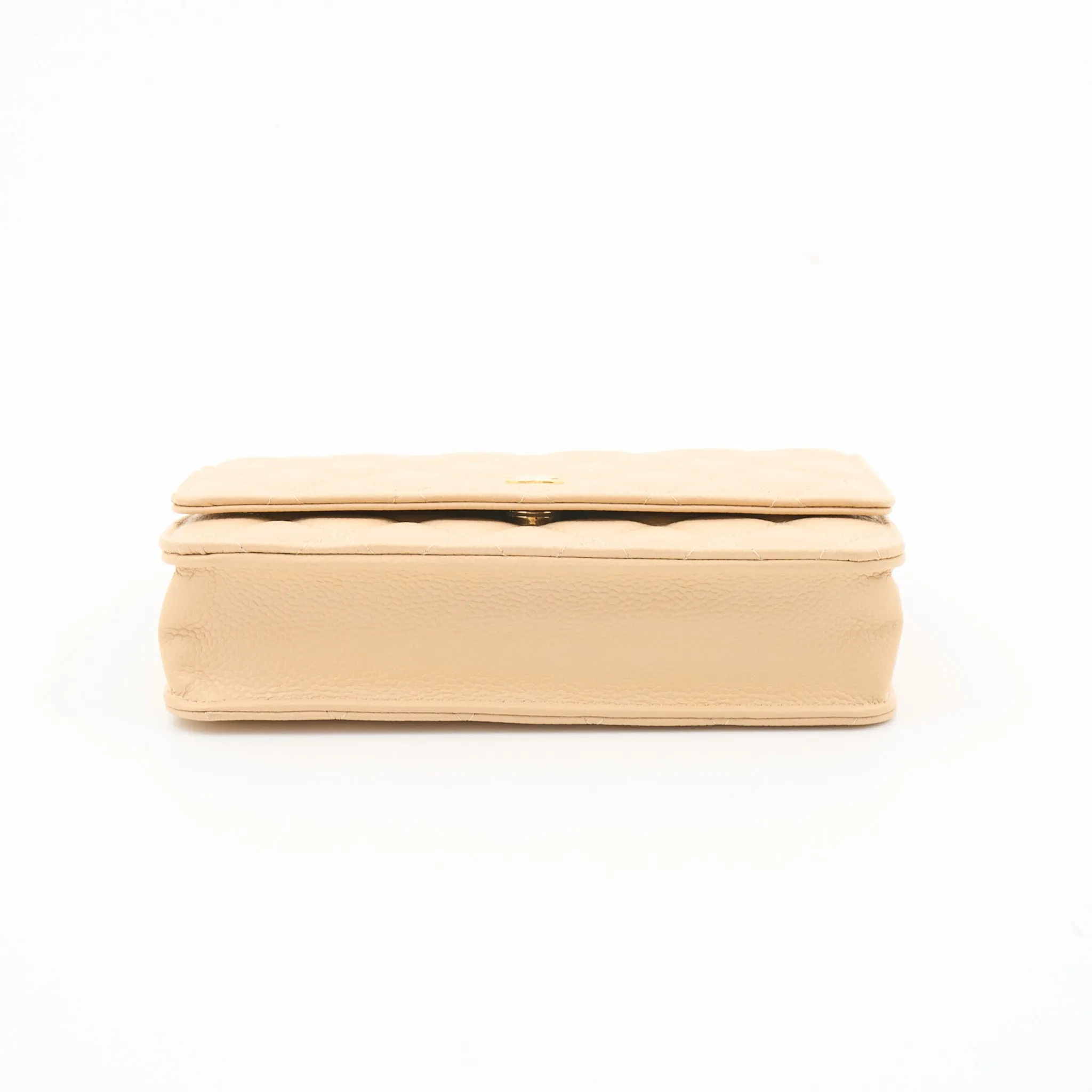 Chanel WOC Beige Caviar GHW