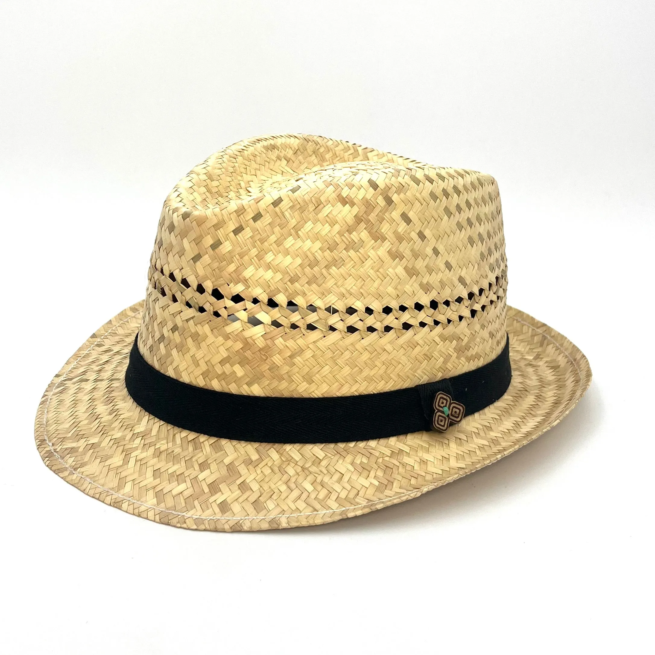 Charlie Fedora – Sustainable Straw Hat with Cotton Band