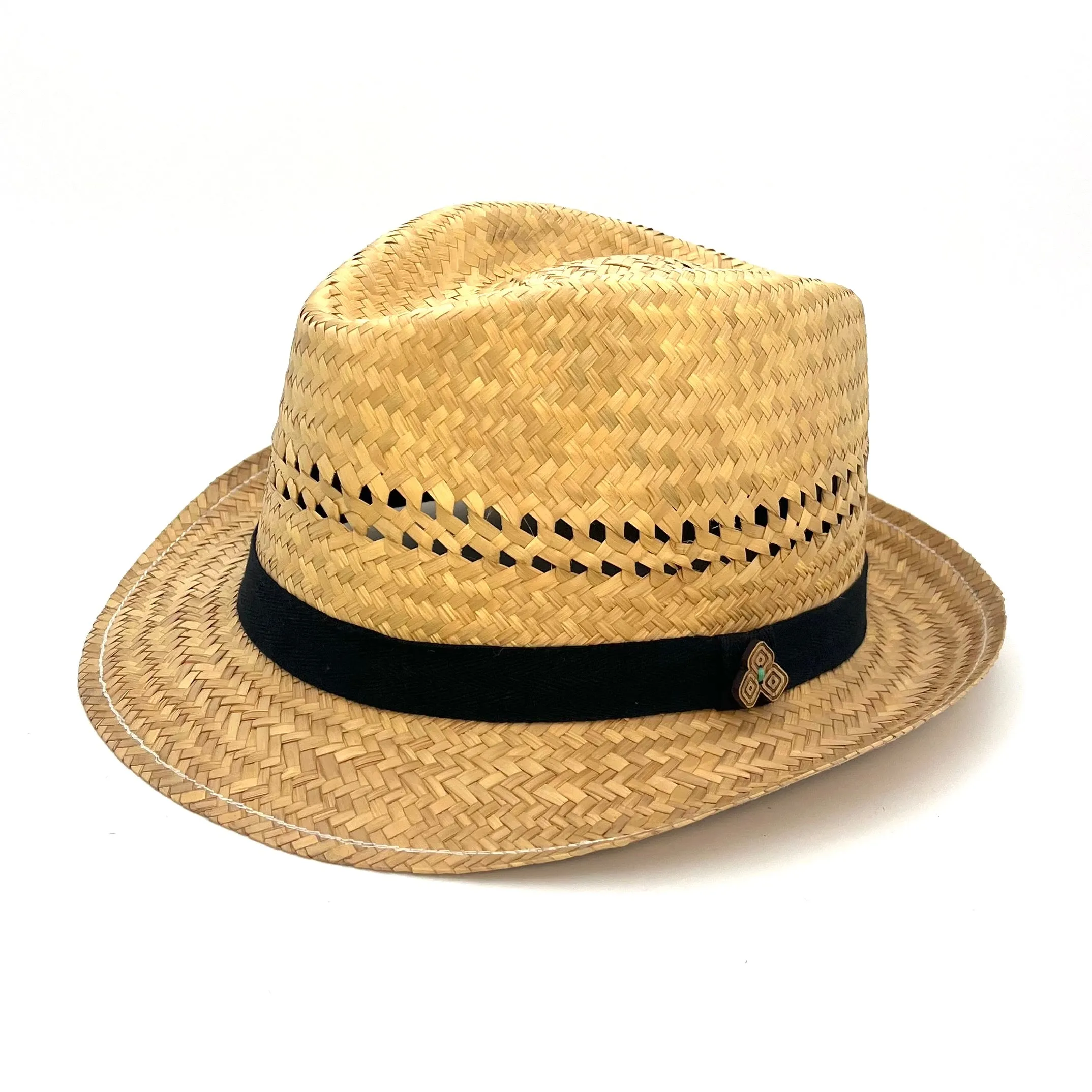 Charlie Fedora – Sustainable Straw Hat with Cotton Band