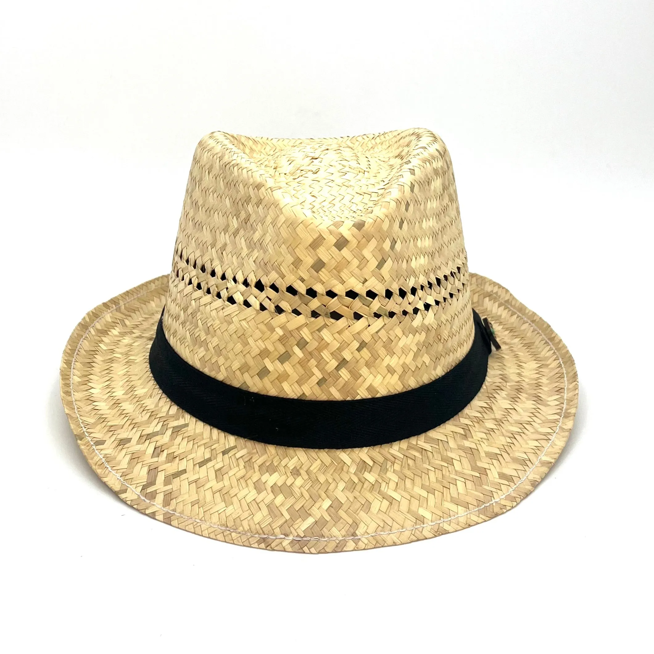 Charlie Fedora – Sustainable Straw Hat with Cotton Band