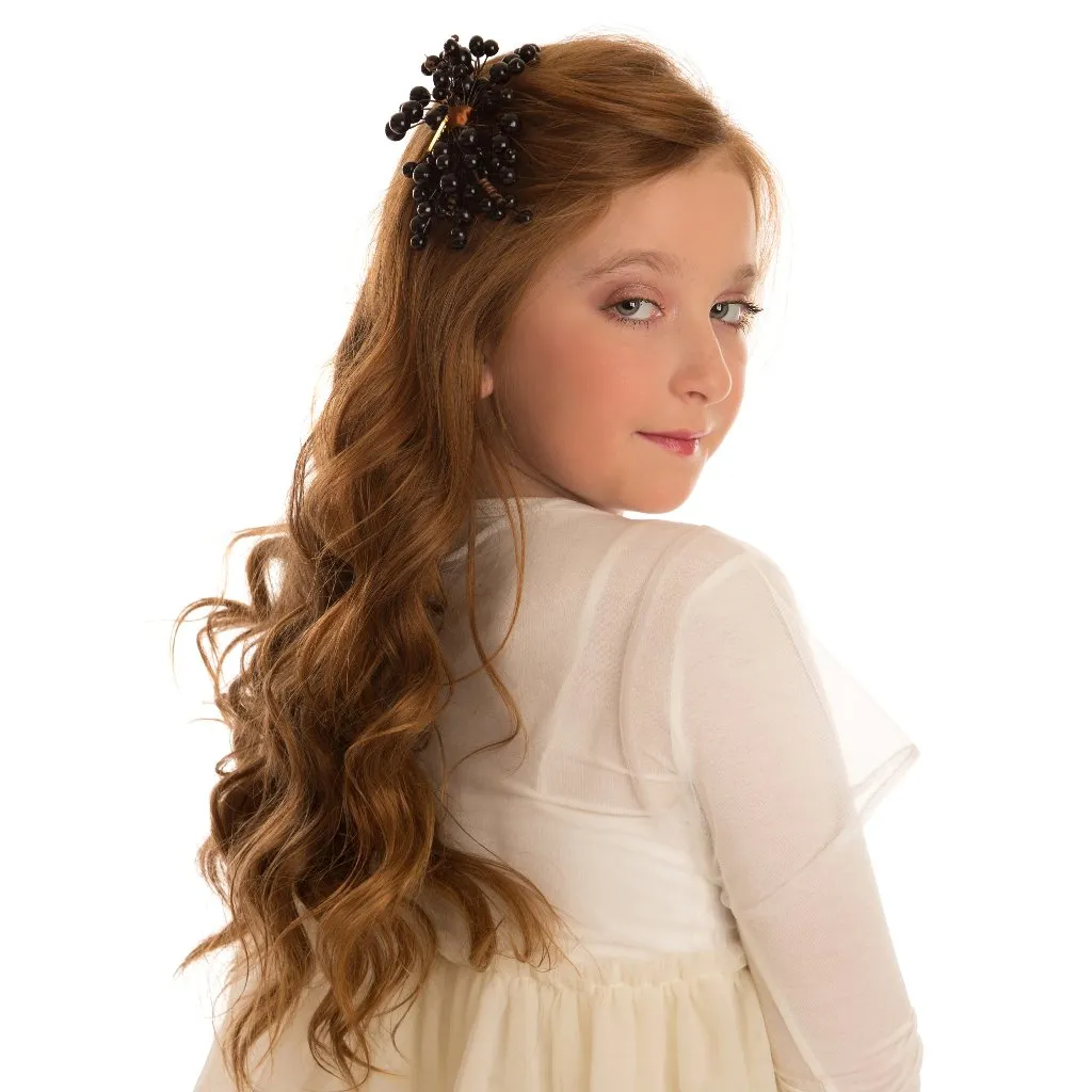 Cherry Cluster Bow Hairpin