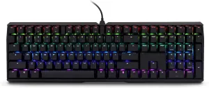Cherry MX Board 3.0 S Wired Gamer Mechanical Keyboard with Aluminum Housing - MX Brown Switches (Slight Clicky) for Gaming and Office - Customizable RGB Backlighting - Full Size - Black