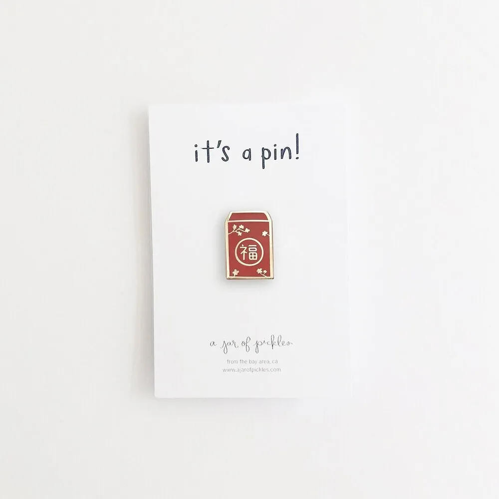 Chinese New Year Lucky Red Envelope Pin