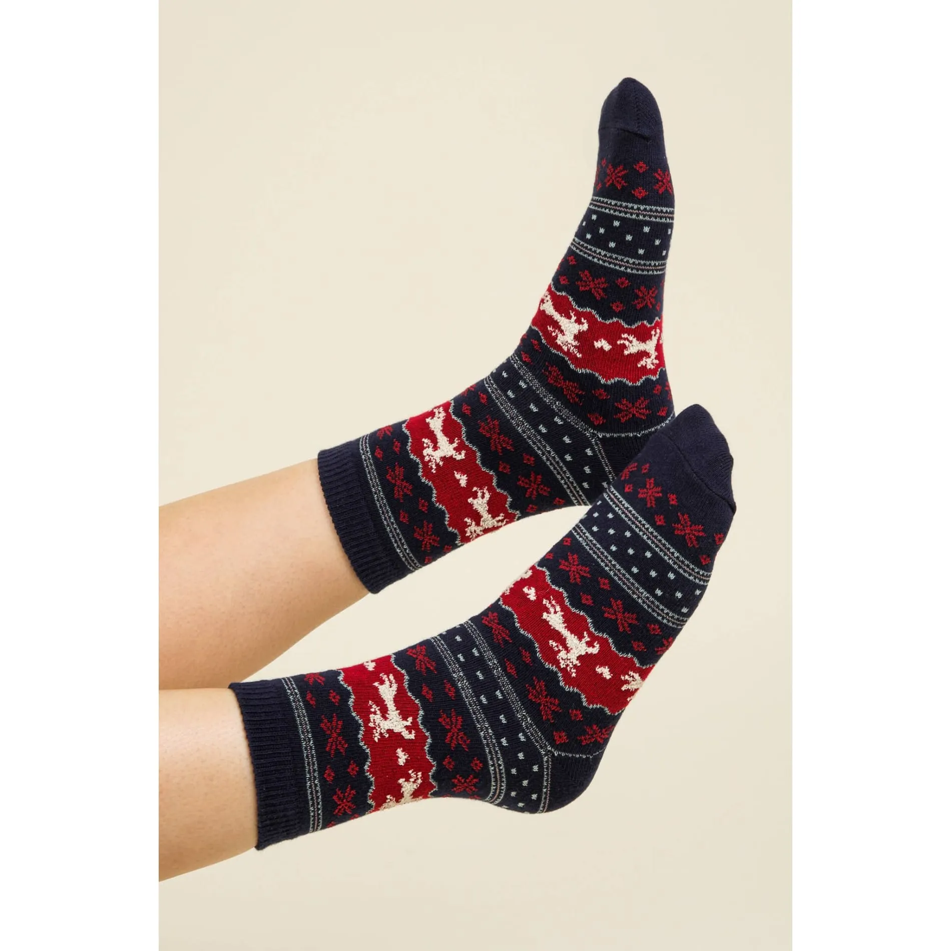 Christmas Graphic Crew Socks