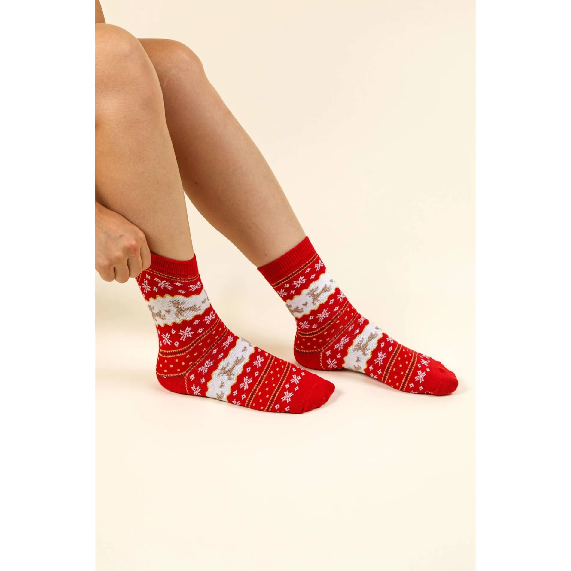 Christmas Graphic Crew Socks