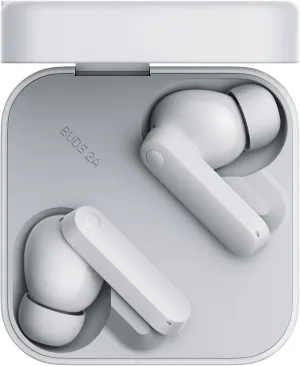 CMF Buds 2a Wireless Earbuds Active Noise Cancelling 42dB Hybrid ANC Bluetooth Headphones, 12.4mm Dynamic Driver for Big Bass, 4 Mics Clear Call, Sport Ear Buds for iPhone, Android, Light Grey