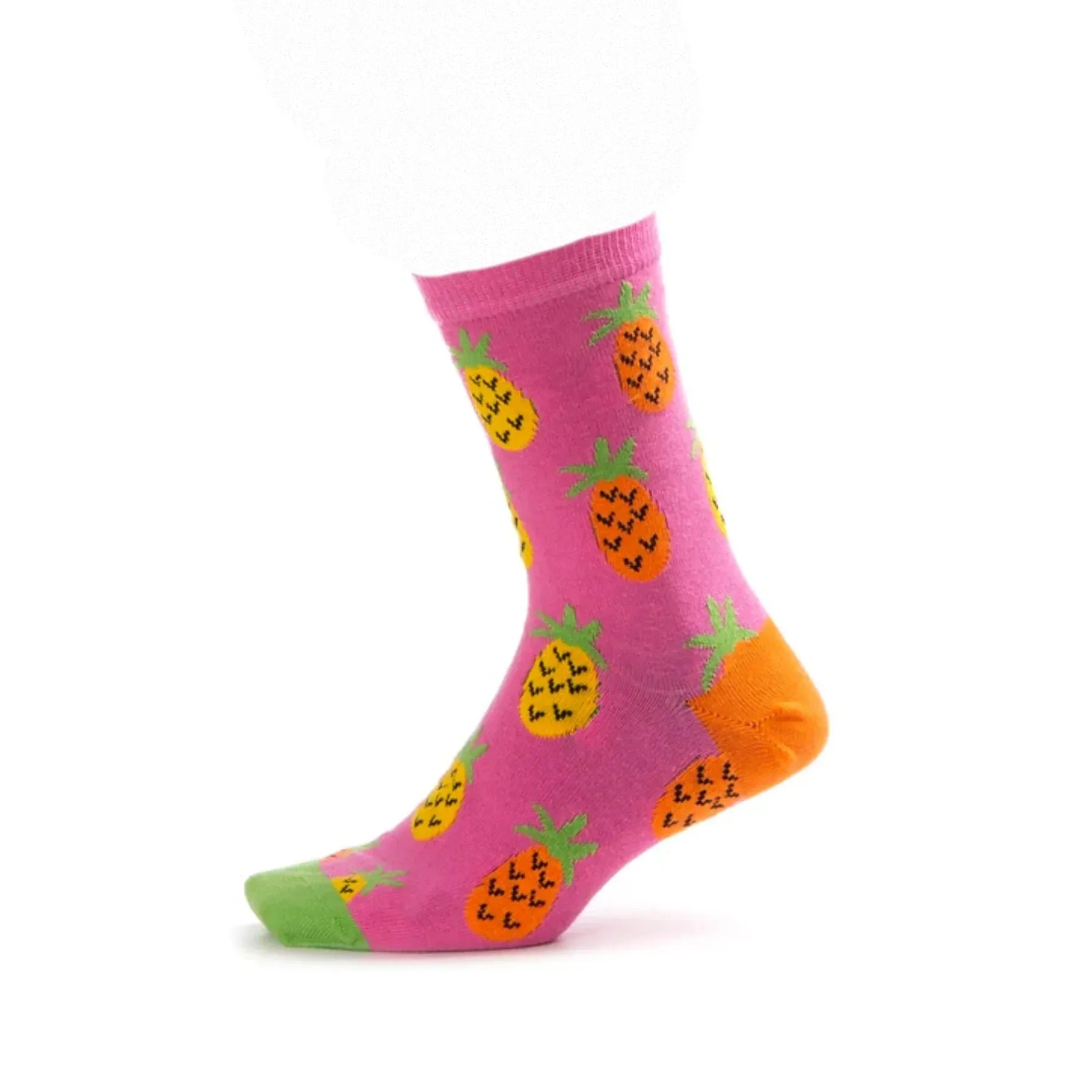 Cotton, Colourful, Pineapple Themed Socks