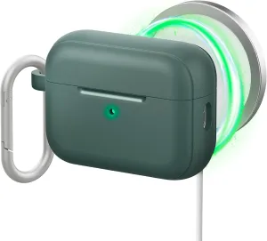 CYRILL UltraColor Mag Compatible with AirPods Pro 2 Case for MagSafe (2022/2023) [Compatible with USB-C Charger] - Kale