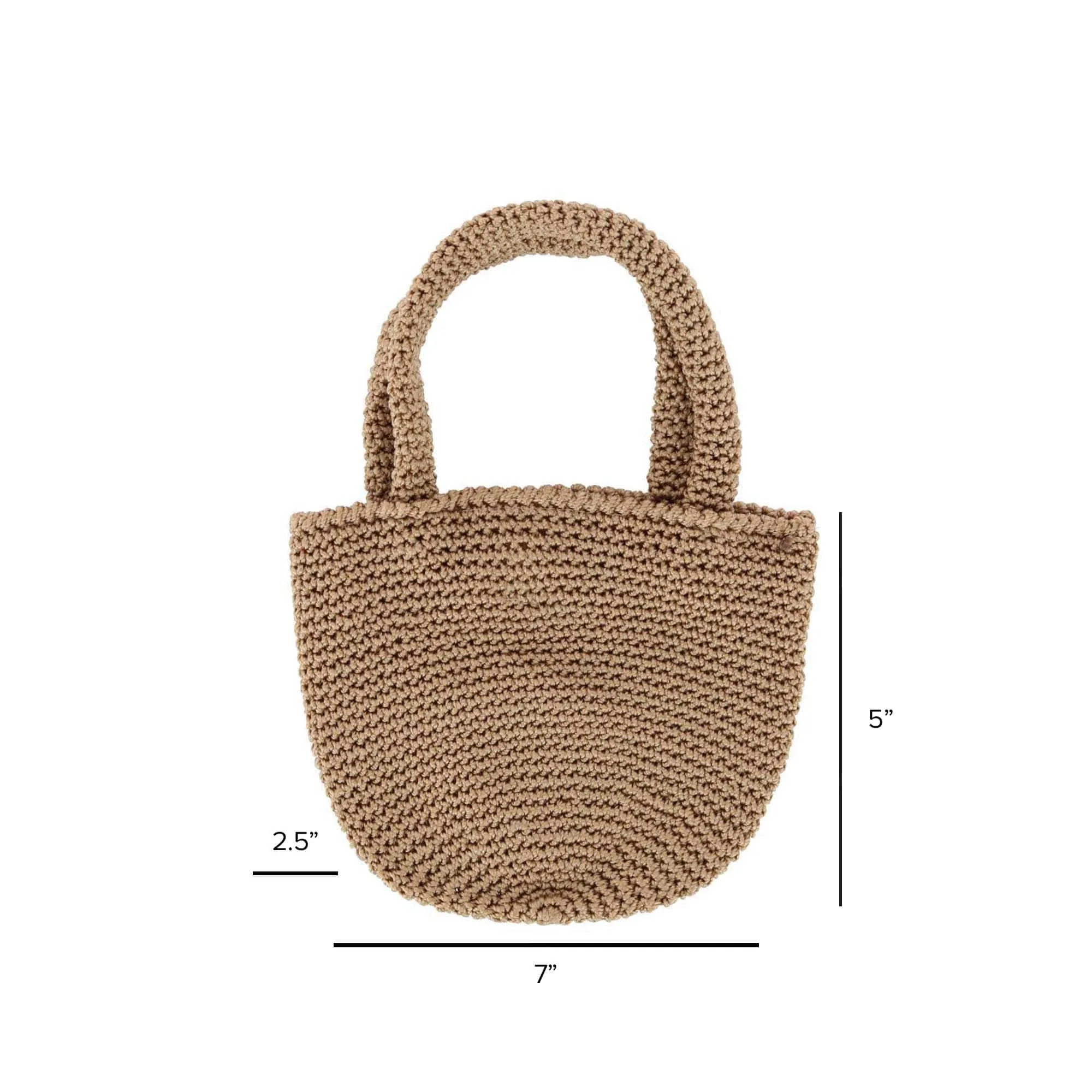 Dynamic Asia Women's Mini Crochet Tote Handbag