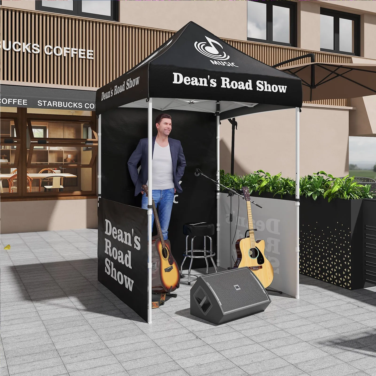 EAGLE PEAK E25 Custom Printed Canopy Tent 5x5  - CLICK TO CONFIGURE - Package Prices Start at $349.00