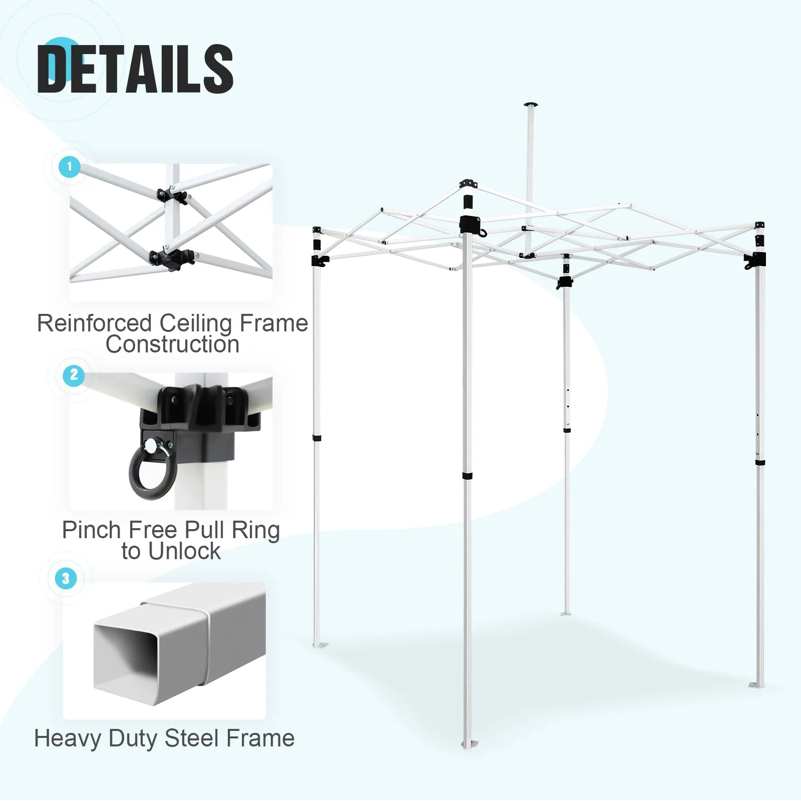 EAGLE PEAK E25 Custom Printed Canopy Tent 5x5  - CLICK TO CONFIGURE - Package Prices Start at $349.00