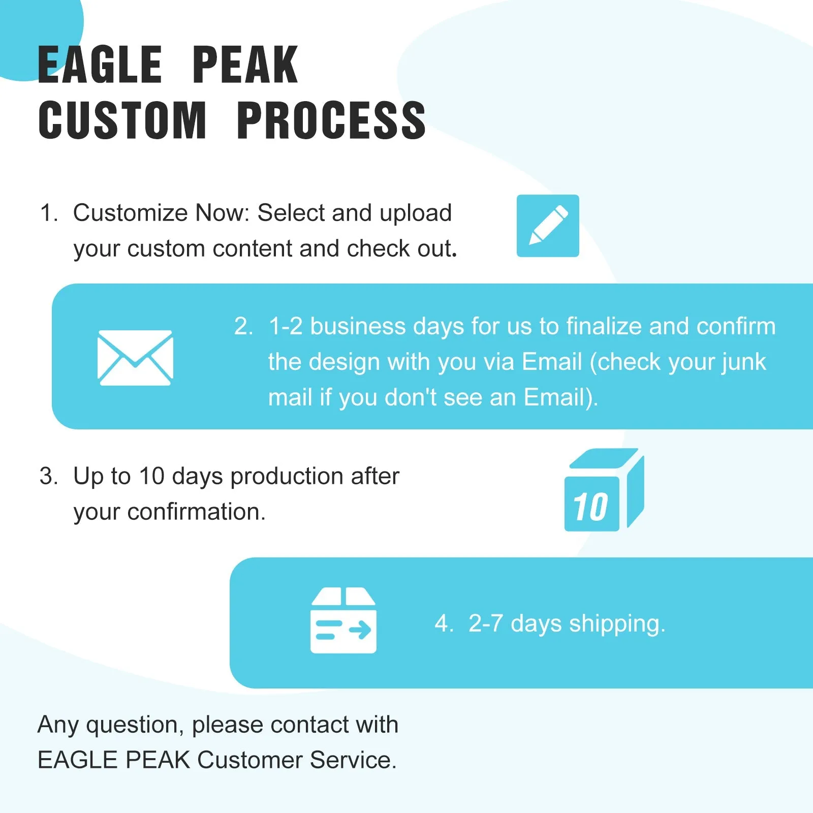 EAGLE PEAK E25 Custom Printed Canopy Tent 5x5  - CLICK TO CONFIGURE - Package Prices Start at $349.00