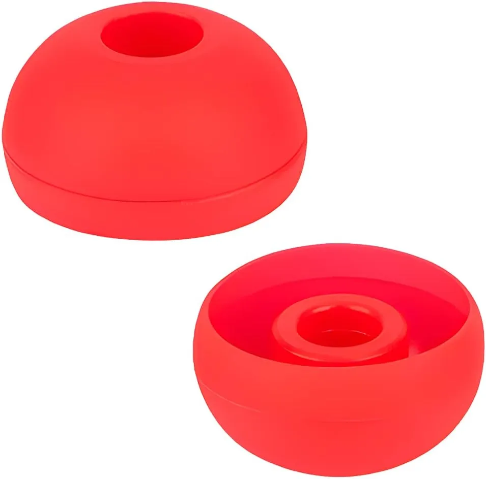 Earbuds Replacement Tips Earbud Pads Replacement Ear Tips For Earbuds Earbud Covers Silicone Tips Eargels Earpads Compatible With Beats By Dr Dre Powerbeats 1 2 3 Wireless Stereo Earphones 4Pairs(Red)