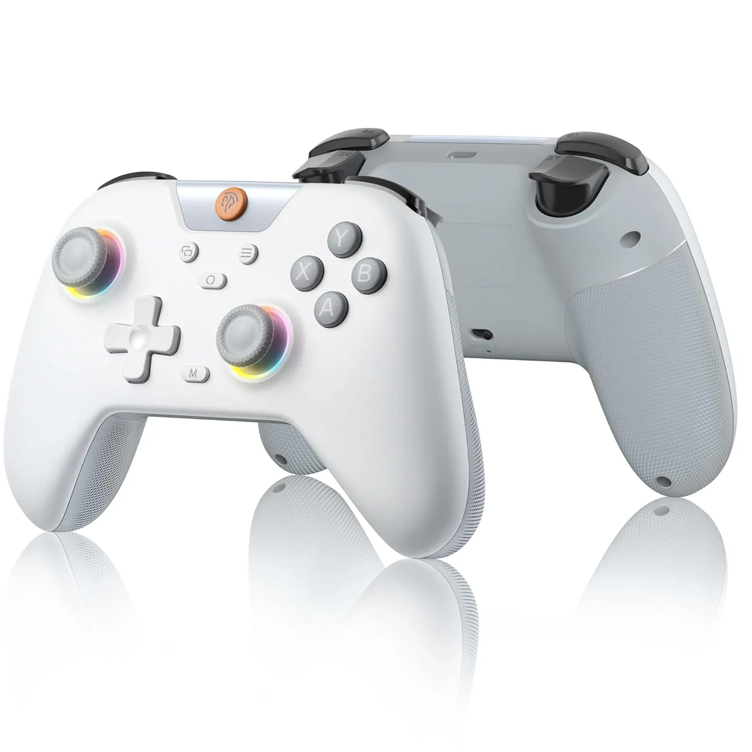 EasySMX X05 Wireless Controller for PC/Android/Steam Deck- Bluetooth Controller Gamepad with Hall Effect Joysticks and Trigger,Turbo,Rumble Vibration and RGB Lighting