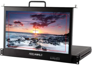 FeelWorld SEETEC 17.3" Pullout HDMI/SDI Rackmount Monitor (1 RU)