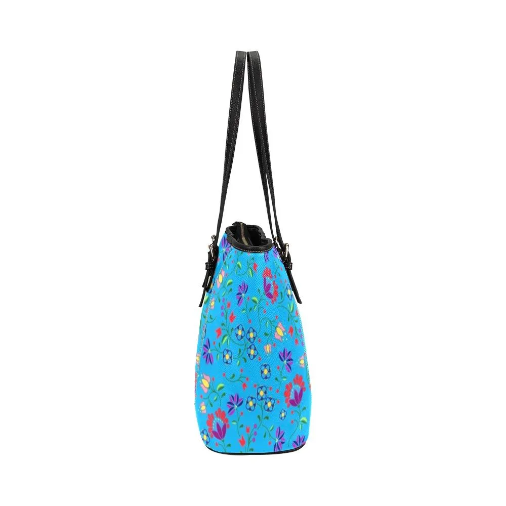 Fleur Indigine Ciel Leather Tote Bag
