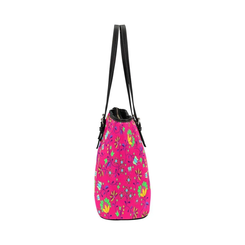 Fleur Indigine Rouge Leather Tote Bag