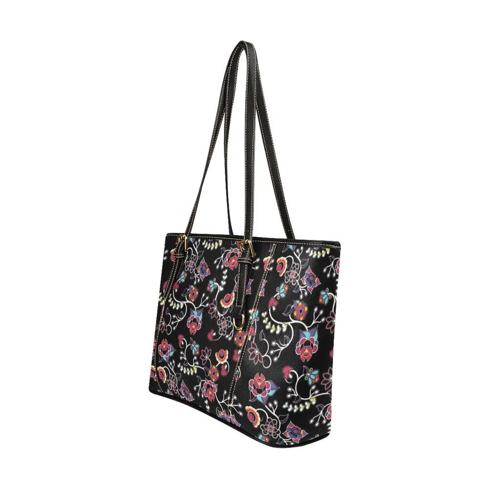 Floral Danseur Leather Tote Bag