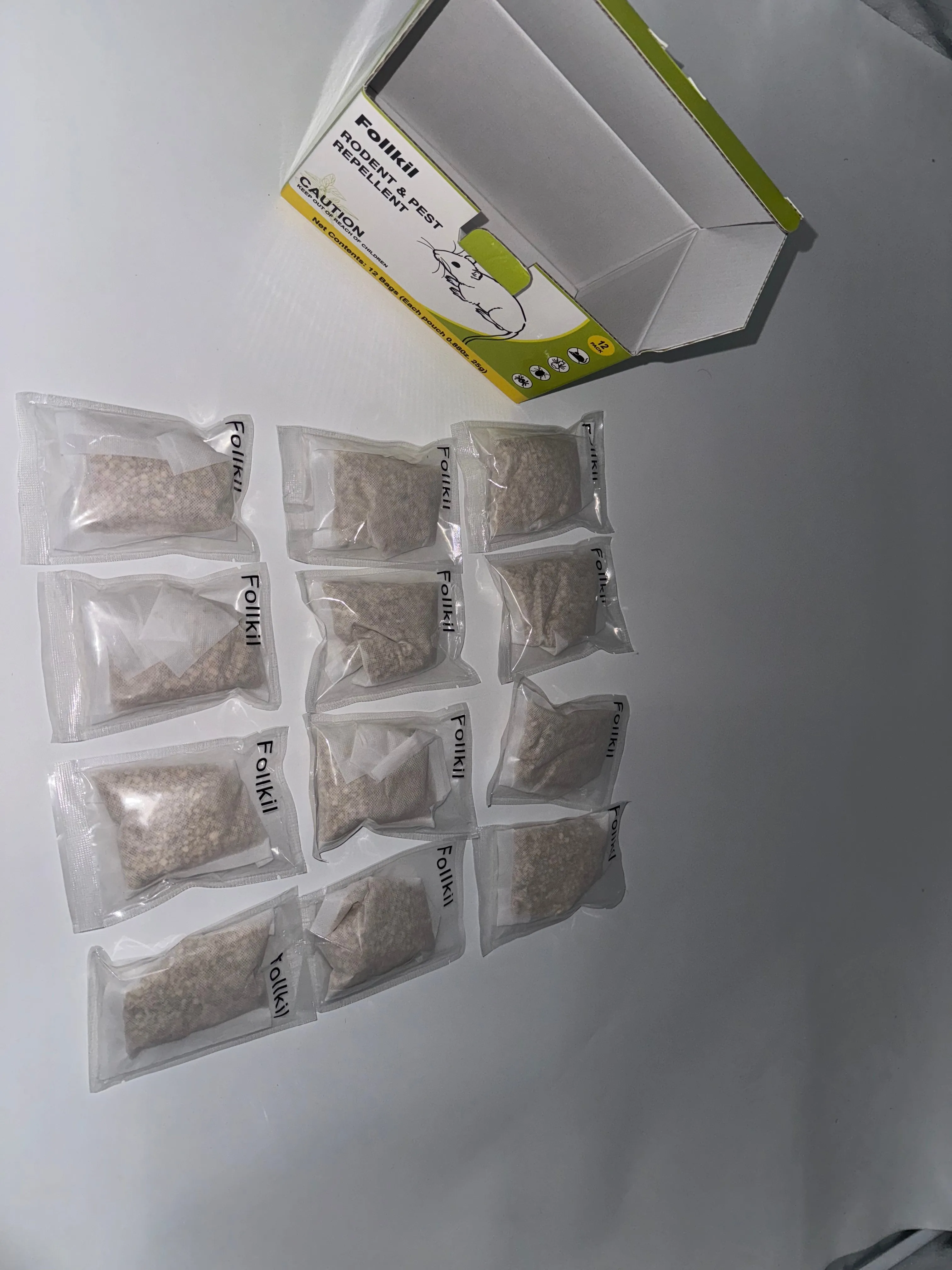 Follkil Ultimate Natural Rodent Repellent Pellets - Safe, Non-Toxic Peppermint Oil Formula