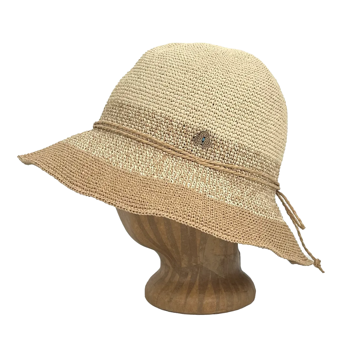 Frida Toyo Straw Sun Hat – Hand-Crocheted, Sustainable & Travel Friendly