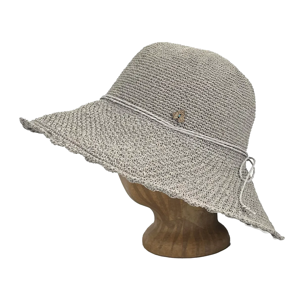 Frida Toyo Straw Sun Hat – Hand-Crocheted, Sustainable & Travel Friendly