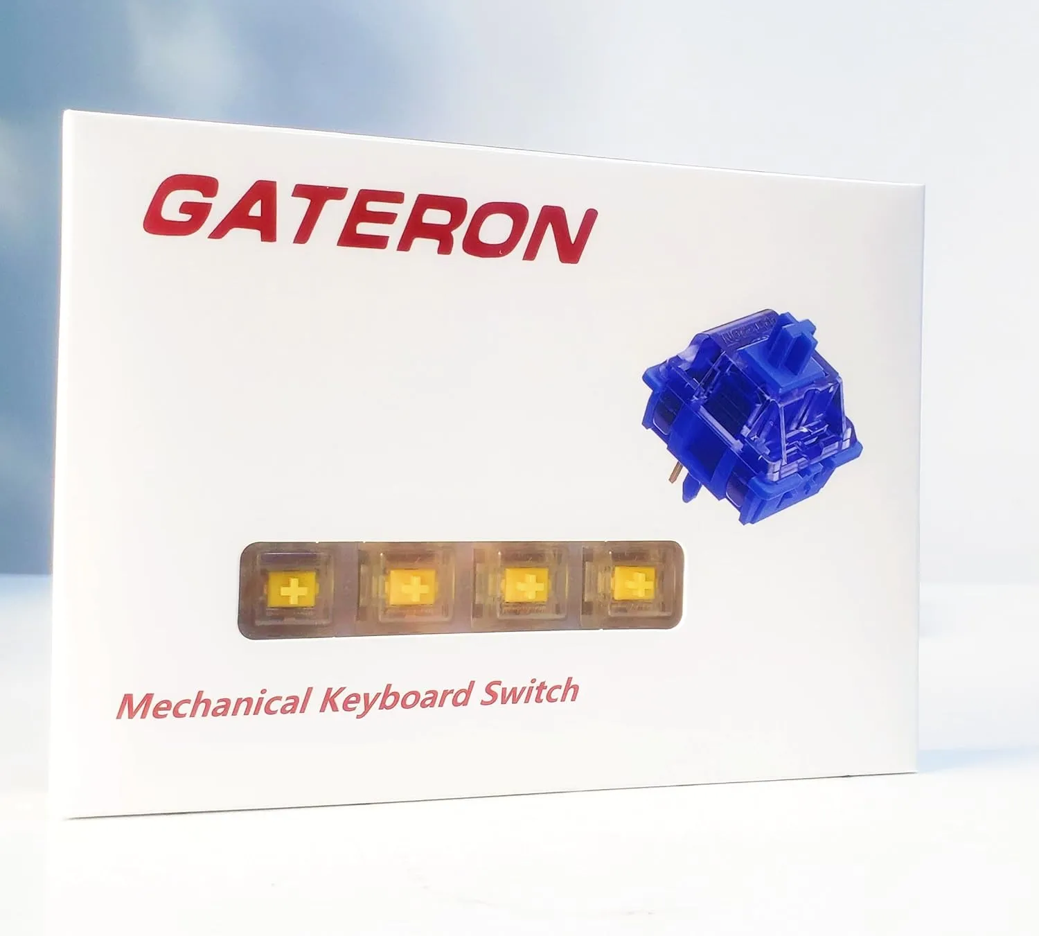 Gateron 105Pcs Pre lubed G pro V3.0 MX Mechanical Gaming Keyboard Split Tactile 50gf Switches,POM Stem Linear RGB SMD Switches 3 pin (Yellow)