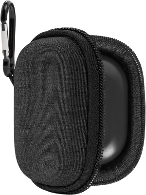 Geekria Shield Earbuds Case Compatible with Jabra Elite 10 Gen 2, Elite 8, Elite 75t, Elite 65t True Wireless Earbuds, Replacement Hard Shell Travel Carrying Bag with Carabiner Clip