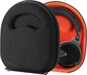 Geekria Shield Headphones Case Compatible with Silensys E7, PurelySound E7, MOVSSOU E7, COWIN E7, Tapela E7, Audonia E7, Replacement Hard Shell Travel Carrying Bag with Cable Storage (Black)