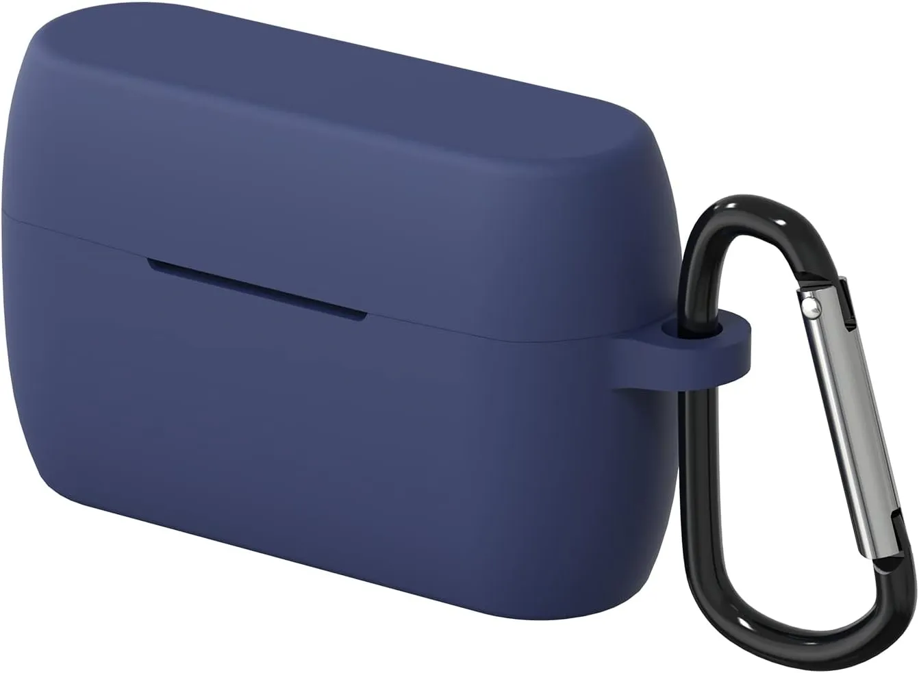 Geekria Silicone Case Cover Compatible with Jabra Elite 5 True Wireless Earbuds, Earphones Skin Cover, Protective Carrying Case with Keychain Hook, Charging Port Accessible