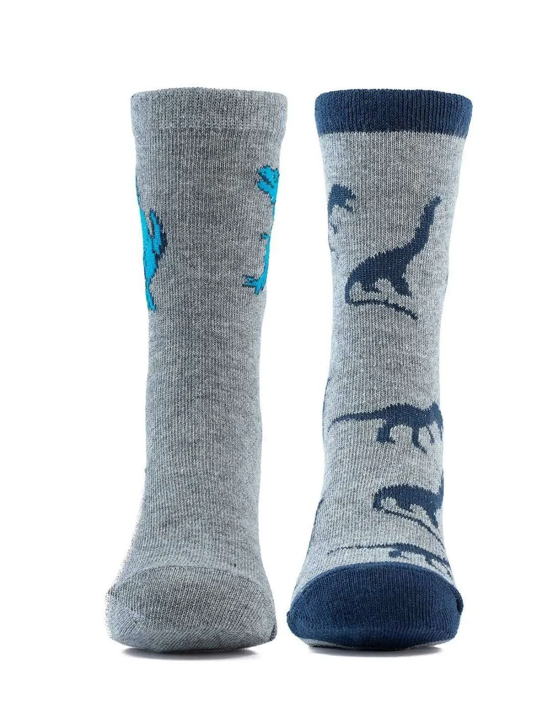 Grey Dinosaur Socks for Boys – Fun and Dino Design