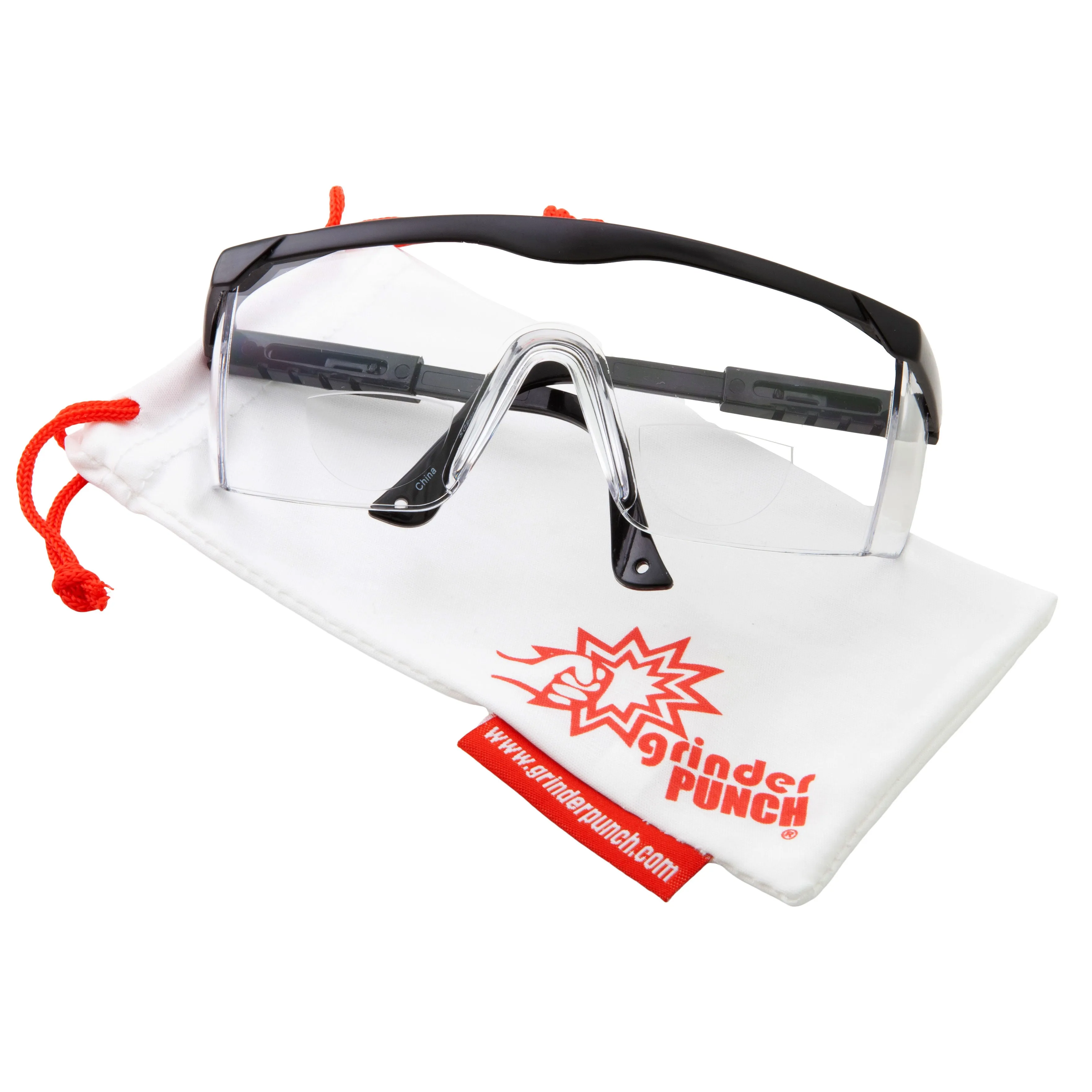 grinderPUNCH Bifocal Safety Glasses Clear Lens