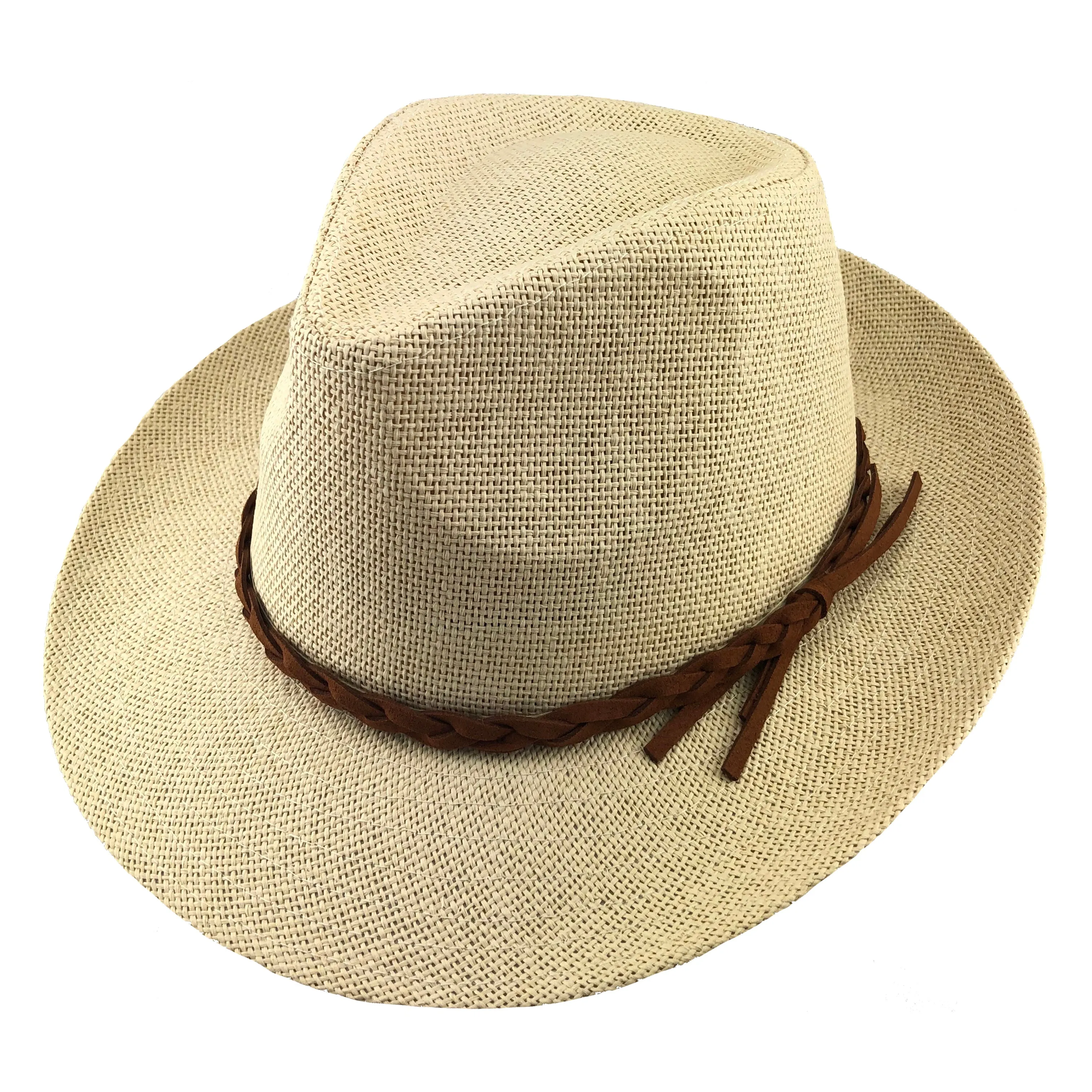 Hats Plus Caps Panama Style Straw Fedora
