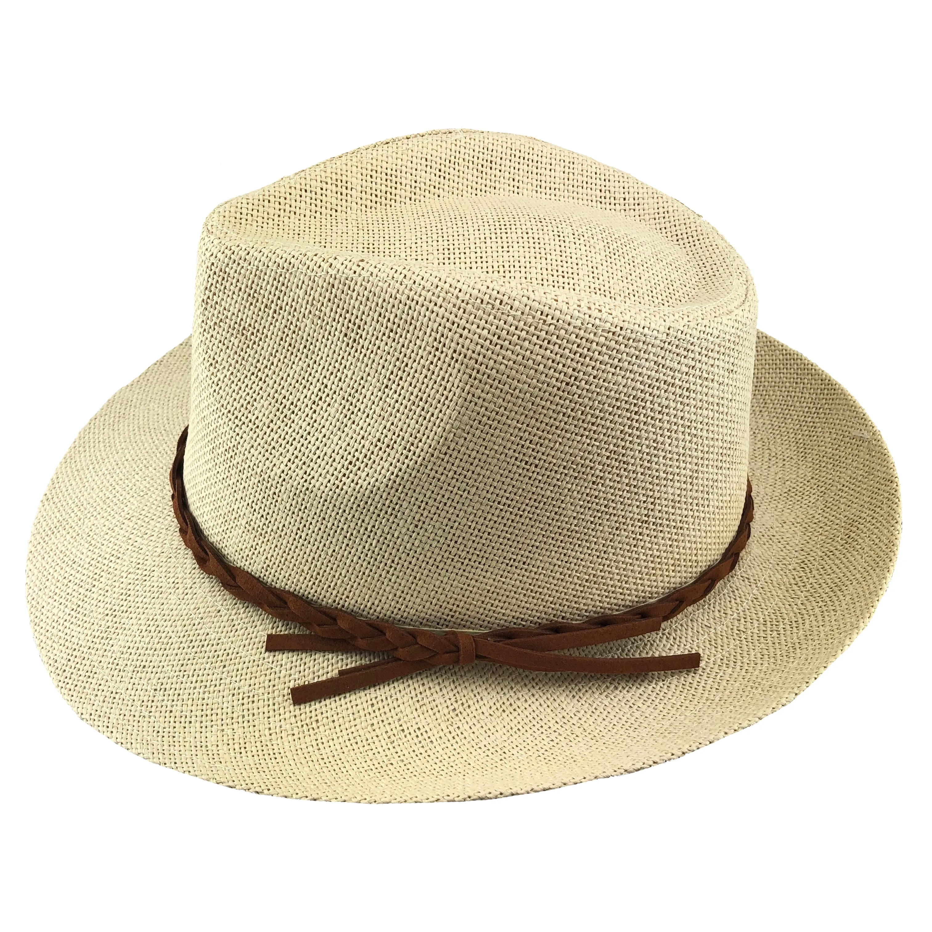 Hats Plus Caps Panama Style Straw Fedora