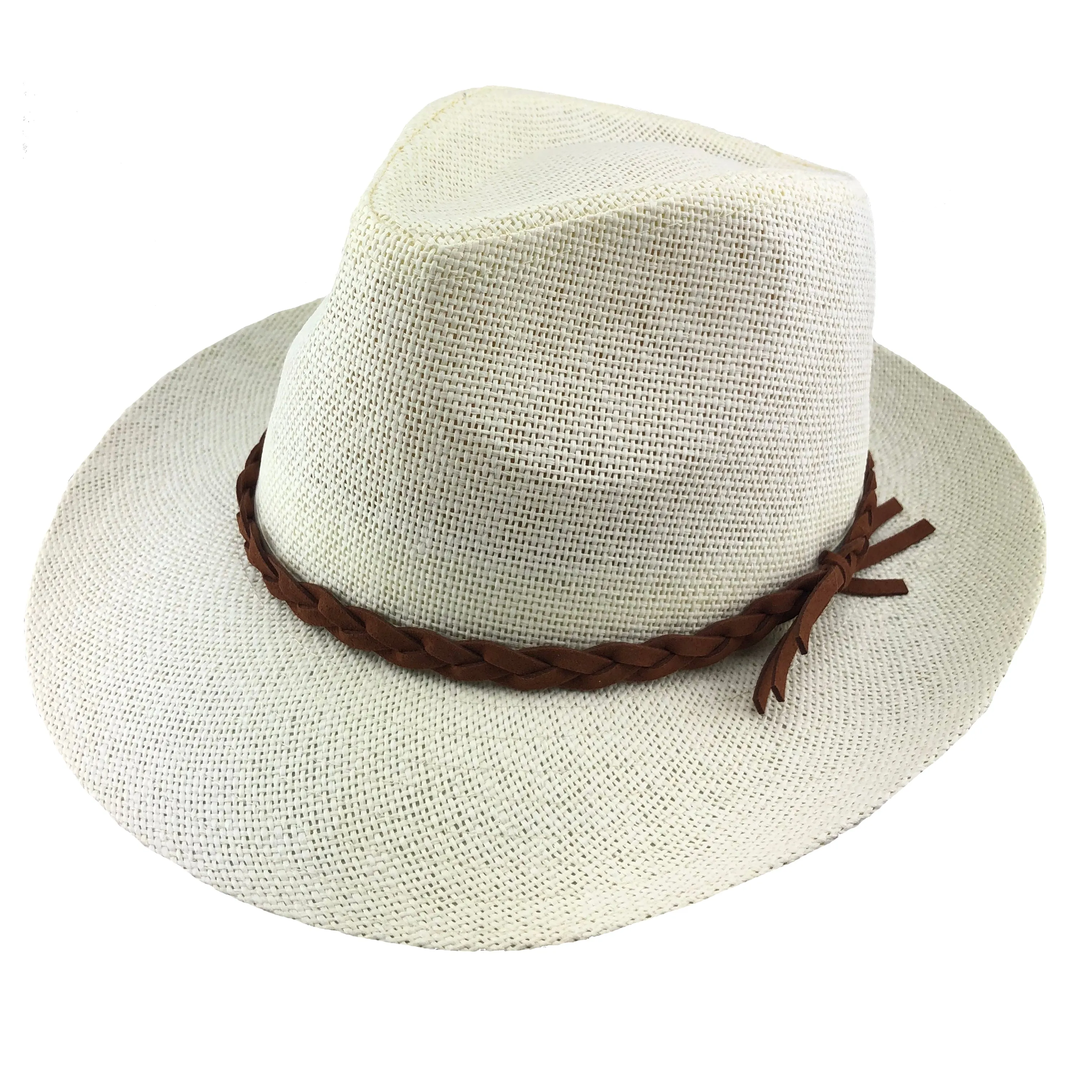 Hats Plus Caps Panama Style Straw Fedora