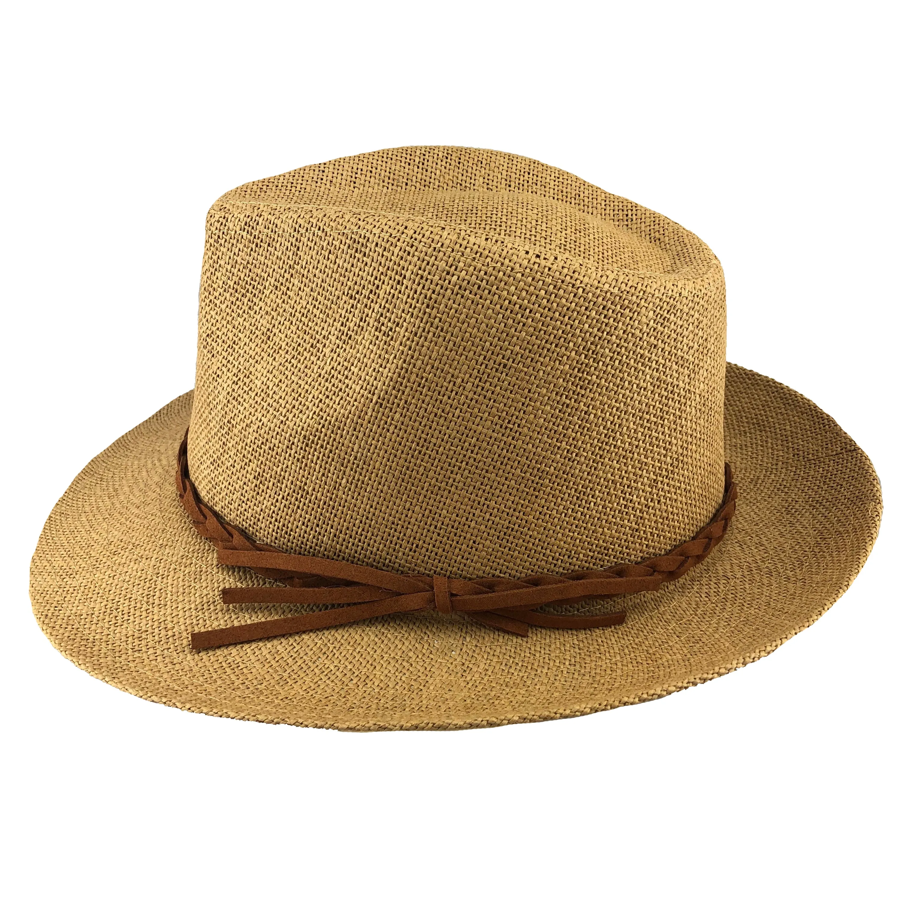 Hats Plus Caps Panama Style Straw Fedora
