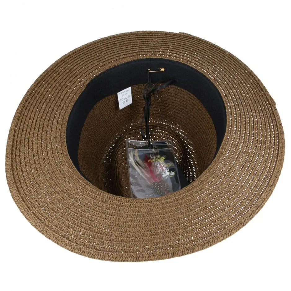 Hats Plus Caps Toyo Straw Fedora Crushable Panama Hat